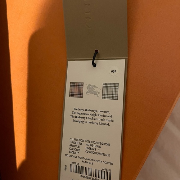 Burberry Canvas Reversible Tote - Picture 10 of 10